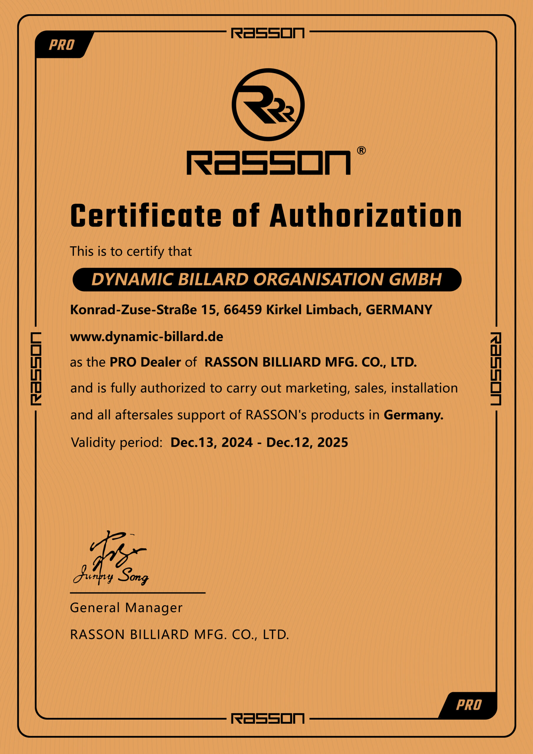 Dealer-Certificate-2025